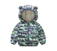 Leichte Steppjacke Kinder - Winterweste für Mädchen mit süßem Cartoon Aufdruck Gesteppte ärmellose Jacke warme wärmeisolierte Oberbekleidung für Kleinkinder