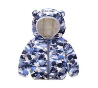 Leichte Steppjacke Kinder - Winterweste für Mädchen mit süßem Cartoon Aufdruck Gesteppte ärmellose Jacke warme wärmeisolierte Oberbekleidung für Kleinkinder