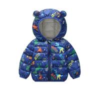 Leichte Steppjacke Kinder - Winterweste für Mädchen mit süßem Cartoon Aufdruck Gesteppte ärmellose Jacke warme wärmeisolierte Oberbekleidung für Kleinkinder