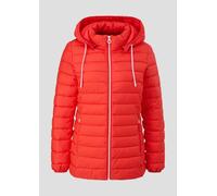 Leichte Steppjacke mit abnehmbarer Kapuze 36 Orange