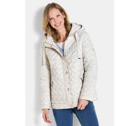 Leichte Steppjacke mit Kapuze braun 44