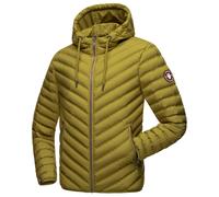 Steppjacke NAVAHOO "Fey-Tun" Gr. XXL (56), grün (moosgrün) Herren Jacken Steppjacken stylische Übergangsjacke mit Kapuze (24186341-XXL)