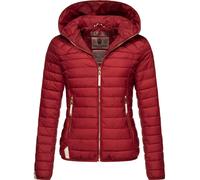 Leichte Steppjacke mit Kapuze "Ich Bin Hübsch" Blood Red M