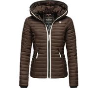 Steppjacke NAVAHOO "Kimuk Prc", Damen, Gr. S (36), braun (dunkelbraun), Oberstoff: 100% Nylon, Futter: 100% Polyester, Wattierung: 100% Polyester, Ärmelfutter: 100% Polyester, casual, figurbetont hüft