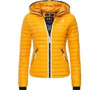 Steppjacke NAVAHOO "Kimuk Prc", Damen, Gr. L (40), gelb, Oberstoff: 100% Nylon. Futter: 100% Polyester. Wattierung: 100% Polyester. Ärmelfutter: 100% Polyester, figurbetont hüftlang, Ärmel ohne Ärmels