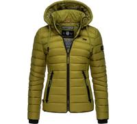 Steppjacke NAVAHOO "Lulana" Gr. S (36), grün (moosgrün) Damen Jacken Kurze leichte Übergangsjacke mit Kapuze (34480401-S)
