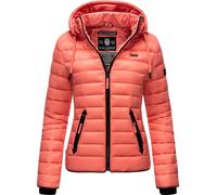 Steppjacke NAVAHOO "Lulana", Damen, Gr. L (40), orange (koralle), Oberstoff: 100% Nylon. Futter: 100% Polyester. Wattierung: 100% Polyester. Ärmelfutter: 100% Polyester, figurbetont hüftlang, Ärmel oh