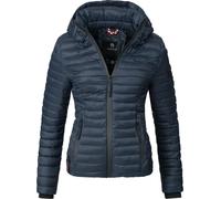 Marikoo Damen Übergangs-Jacke Steppjacke Samtpfote Blau Gr. S