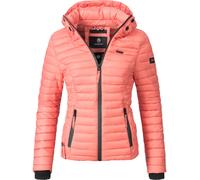 Leichte Steppjacke mit Kapuze "Samtpfote" Coral S
