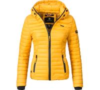 Leichte Steppjacke mit Kapuze "Samtpfote" Gelb L