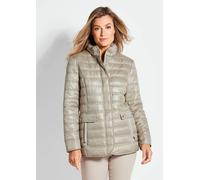 Steppjacke GOLDNER "Leichte Steppjacke mit vielen Details", Damen, Gr. 54, beige, Obermaterial: 100% Polyester PES., Sonstiges, Jacken Steppjacke, mit Ripsbändern an den Taschen (76102203-54) beige
