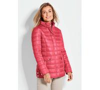 Steppjacke GOLDNER "Kurzgröße Leichte Steppjacke mit vielen Details", Damen, Gr. 21, orange (koralle), Obermaterial: 100% Polyester PES., Sonstiges, Jacken Steppjacke, mit Ripsbändern an den Taschen (