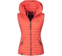 Leichte Steppweste mit abnehmbarer Kapuze "Shadaa" Coral S