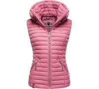Leichte Steppweste mit abnehmbarer Kapuze "Shadaa" Himbeere S