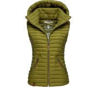 Leichte Steppweste mit abnehmbarer Kapuze "Shadaa" Moss Green XS