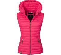 Leichte Steppweste mit abnehmbarer Kapuze "Shadaa" Rosa XXL