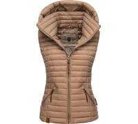 Navahoo Steppweste Damen taupe, XS