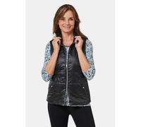 Leichte Steppweste mit Stehkragen schwarz 21