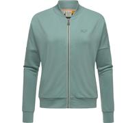 Sweatjacke RAGWEAR "Doron" Gr. 4XL (48), blau (ocean) Damen Sweatjacken (23338445-4XL) ocean