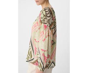 Leichte Tunikabluse mit All-over-Print pink|mehrfarbig 32