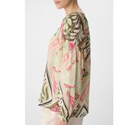 Leichte Tunikabluse mit All-over-Print pink|mehrfarbig 48