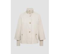 s.Oliver BLACK LABEL Leicht wärmende Jacke im Relaxed Fit mit Stehkragen beige 40