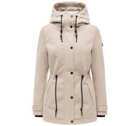 Navahoo Damen Übergangsjacke Lächelstern mit Kapuze in Wolle-Optik M