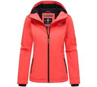 Leichte Übergangsjacke mit Kapuze "Brombeere" Coral Pink L