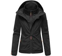 Leichte Übergangsjacke mit Kapuze "Erdbeere" Black2 5XL