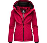 Leichte Übergangsjacke mit Kapuze "Erdbeere" Fuchsia XS