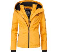 Leichte Übergangsjacke mit Kapuze "Erdbeere" Gelb S