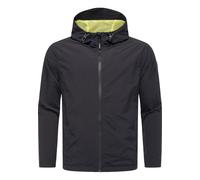 Outdoorjacke RAGWEAR "Lewie", Herren, Gr. M (50), schwarz, Obermaterial: 100% Nylon. Innenfutter: 100% Polyester, Basic, gerade hüftbedeckend, hoch geschlossener Ausschnitt, weit elastischer Bund mit