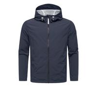 Ragwear Herren leichte Übergangsjacke Kurze Sommerjacke mit Kapuze und wasserdichtem Reißverschluss Lewie YOUMODO Navy Gr. L