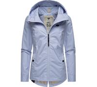 Outdoorjacke RAGWEAR "Monade Übergang", Damen, Gr. XXXL(46), blau (himmelblau), Obermaterial: 100% Polyester. Innenfutter: 100% Polyester, figurbetont Po-bedeckend, Ärmel ohne Ärmelschlitz normaler Sa