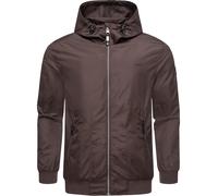 Outdoorjacke RAGWEAR "Stewie II" Gr. M (50), braun (dunkelbraun) Herren Jacken Outdoorjacken stylische Übergangsjacke mit großer Kapuze (82298322-M)