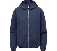Outdoorjacke RAGWEAR "Vinzie B", Damen, Gr. S (36), blau (navy), 100% Nylon, lässig geschnitten hüftlang, Ärmel ohne Ärmelschlitz elastischer Bund mit Gummizug, Jacken Outdoorjacke, Leichte Übergangsj