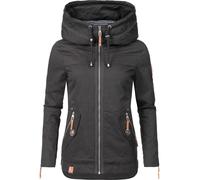 Leichte Übergangsjacke mit Kapuze "Wekoo" Schwarz S