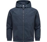Outdoorjacke RAGWEAR "Roog YOUMODO", Herren, Gr. L (52), navy, Obermaterial: 65% Baumwolle, 35% Polyester, Basic, gerade hüftbedeckend, hoch geschlossener Ausschnitt, elastischer Bund, Jacken Outdoorj
