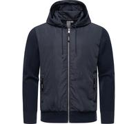Outdoorjacke RAGWEAR "Ronel", Herren, Gr. XL (54), blau (navy), Obermaterial 1: 100% Polyester, Obermaterial 2: 100% Baumwolle, Innenfutter: 100% Polyester, Wattierung: 100% Polyester, casual, gerade