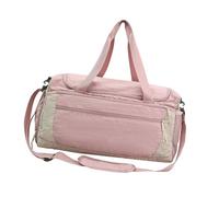 Leichte Umhängetasche Praktischer Nylon Turnbeutel für kurze Geschäftsreise Fitness Reisen mit mehreren Fächern, Schwarz