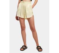 Urban Classics Damen Ladies Viscose Satin Resort Shorts Softyellow-S