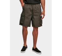 leichte Urban Classics Herren Shorts Kordelzug Klettverschluss 200 g/m² mit Baumwolle Grau 3XL