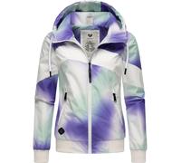 Leichte wasserdichte Übergangsjacke mit Kapuze "Nuggie Block Ombre Intl." Web Blue24 XS