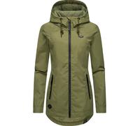Leichte wasserdichte Übergangsjacke mit Kapuze "Zuzka" Olive024 XS