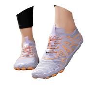 Leichte Wasserschuhe für Outdoor-Aktivitäten wie Wandern Schwimmen Strandläufe - Bequeme Slipper für sportliche Frauen (Purple, 36)