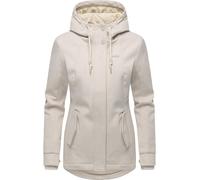 Winterjacke RAGWEAR "Monadde Felt YOUMODO", Damen, Gr. XS (34), ecru, Obermaterial: 100% Polyester, Innenfutter: 100% Polyester, Wattierung: 100% Polyester, Basic, tailliert Po-bedeckend, hoch geschlo