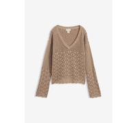 Leichter Ajour-Pullover 48/50 (XL)