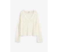 Leichter Ajour-Pullover 52/54 (XXL)