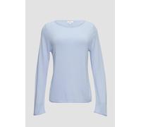 Leichter Feinstrickpullover mit Rollkante 46 blau 2163291.5061.46