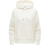 Leichter Hoodie mit verstellbarer Kapuze "Pirita Crepe" Ivory XXL